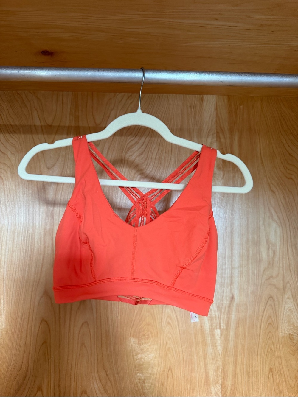 Free People Movement Women’s Strappy Sports Bra - Coral